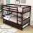 Keyen Convertible Twin Over Twin Wood Bunk Bed With Twin Trundle-1321528893