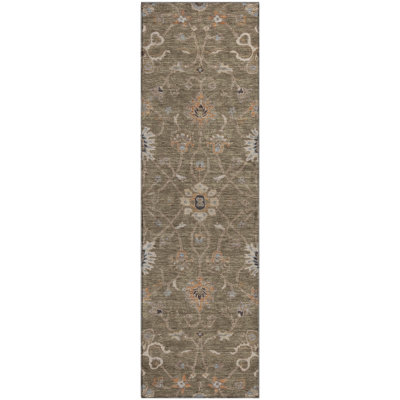 Premium Machine Washable Ducote AMF1137 Global Rug