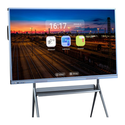 JYXCN Interactive Smart Board 86", 1080p Touchscreen All-in-One Computer for School & Business