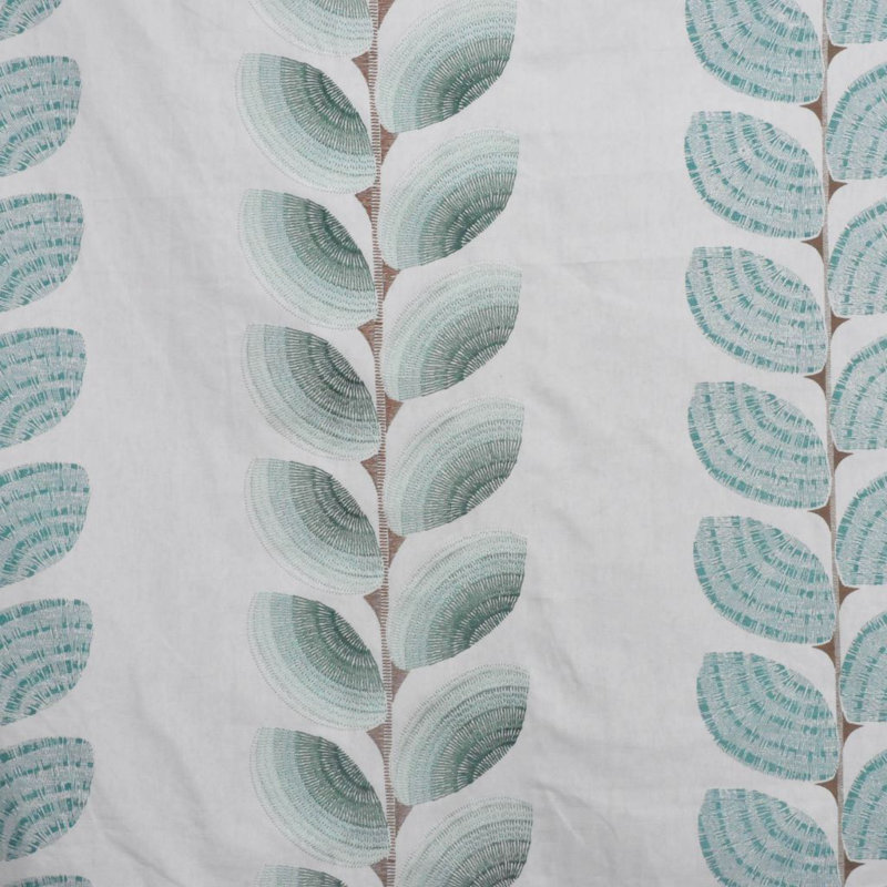 Tissu à feuillage floral Allure, Émeraude