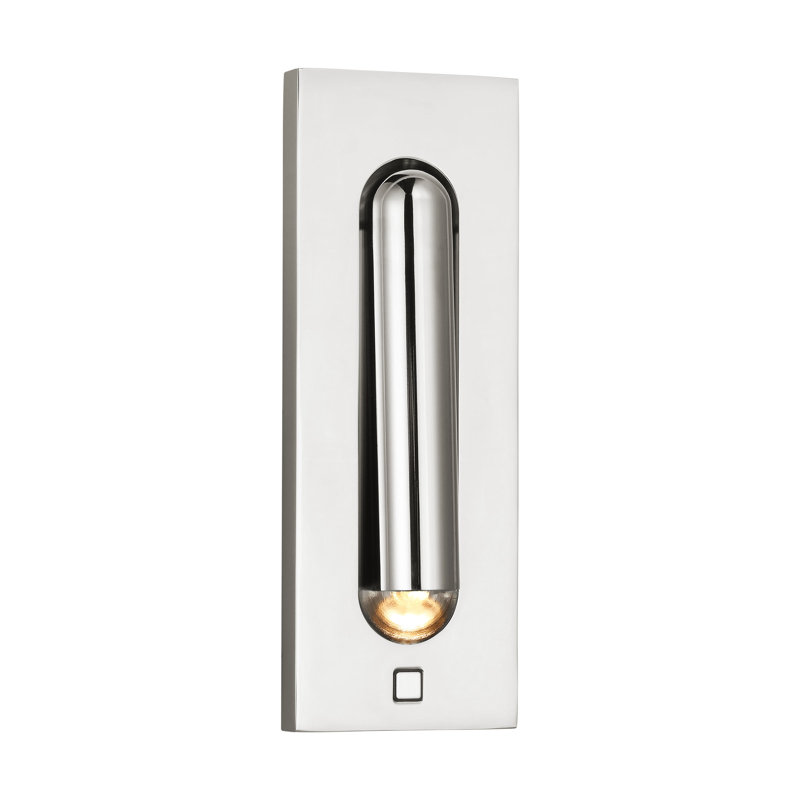 Ponte LED Flush Mounted Sconce, Polished Nickel
