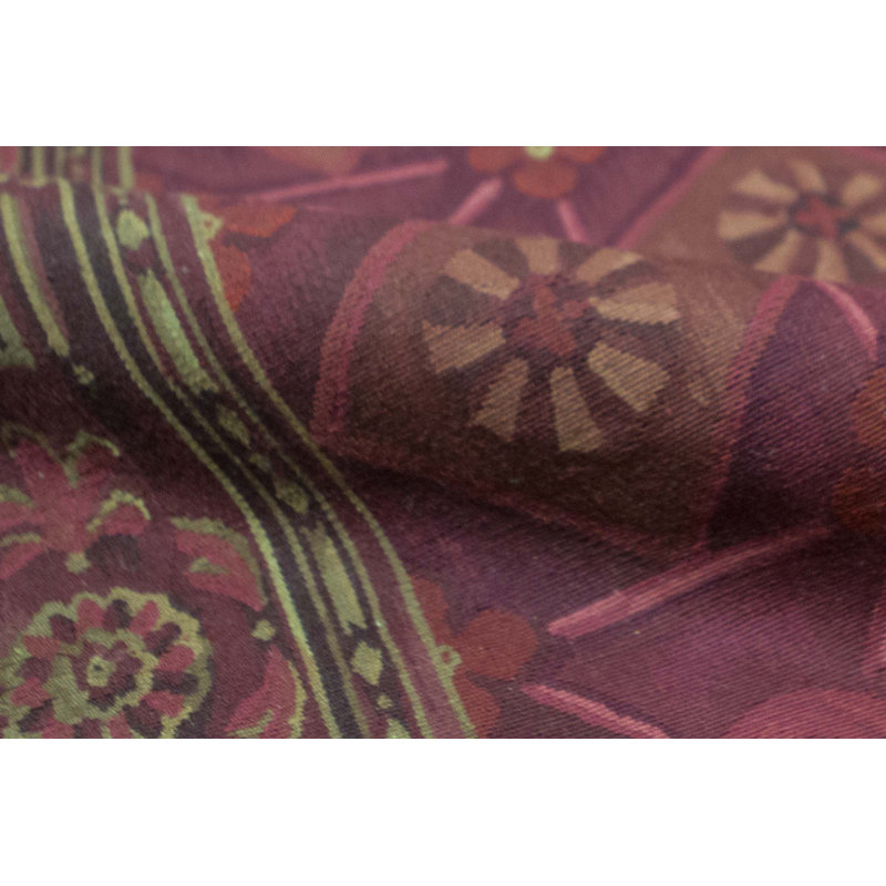 Capri One-of-a-Kind Hand-Knotted High-Quality Red/Purple Area Rug