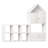 Versatile Children's Bookshelf With House-Shaped Design, Multi-Functional Storage For Books And Toys, Adjustable Placement, Durable Kids Organizer For Playroom Or Bedroom Easy Assembly & Safe For Kid-545829557