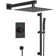 RainfallCascade 10" Pressure Balanced Slide Bar  Shower System with Rough-In Valve