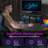 Computer Desk w/ Built-in Charge Station Metal Frame Gaming Desk w/ Monitor Shelf Writing Desk-875939383