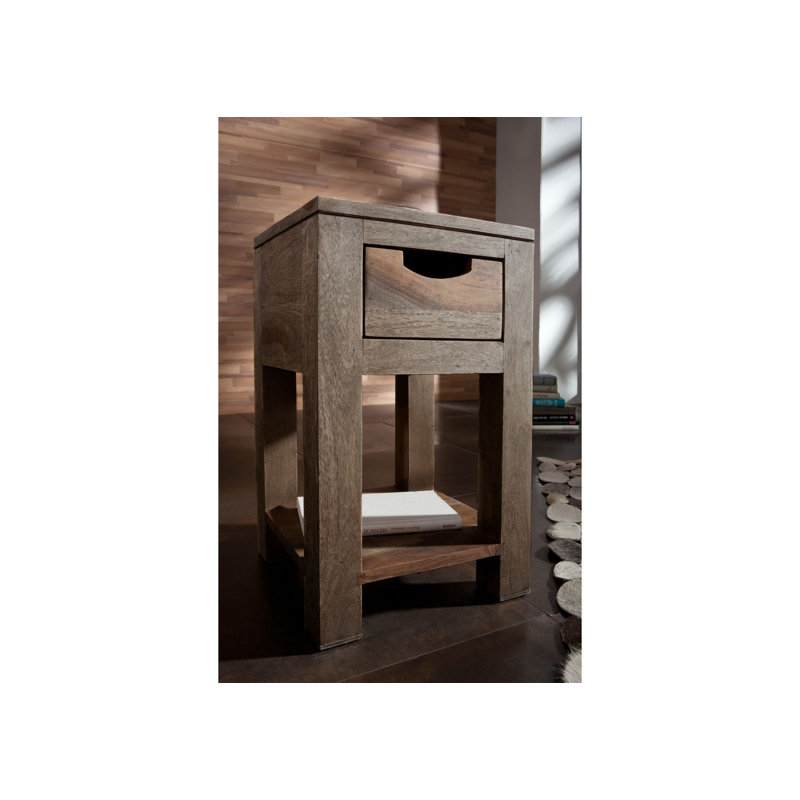 Nature Solid Wood End Table