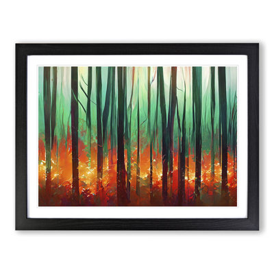 Exciting Abstract Forest Vol.5 1 Piece Single Picture Frame Painting