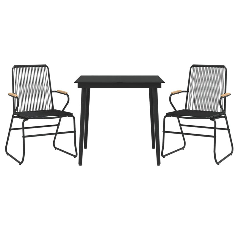 Lilliann 2 - Person Patio Dining Set with Square Table