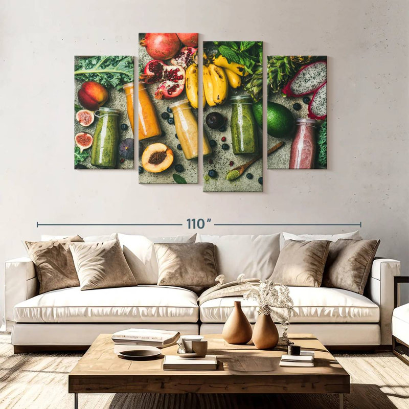 Smoothie aux fruits en bouteille Yarlin, H 54 po x l 84 po
