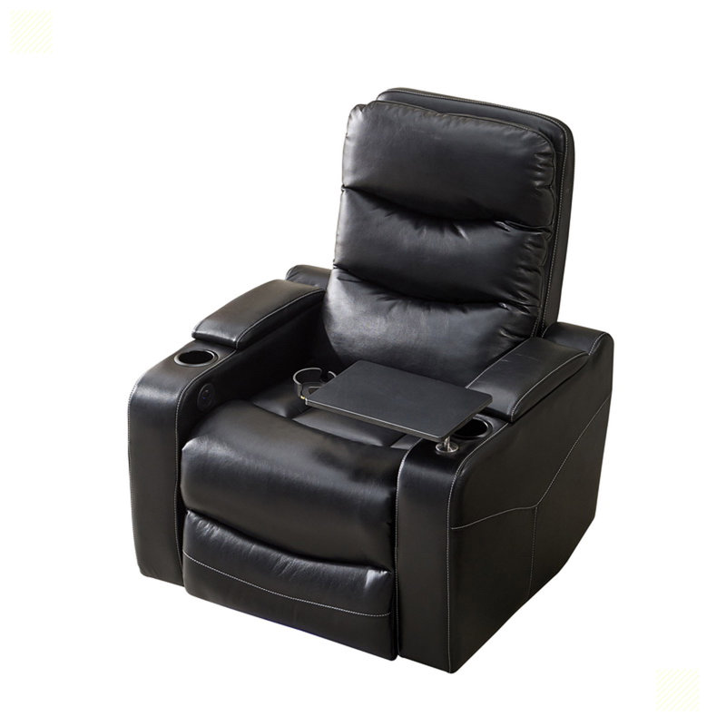 Power Recliner With LED Strip And USB Port
