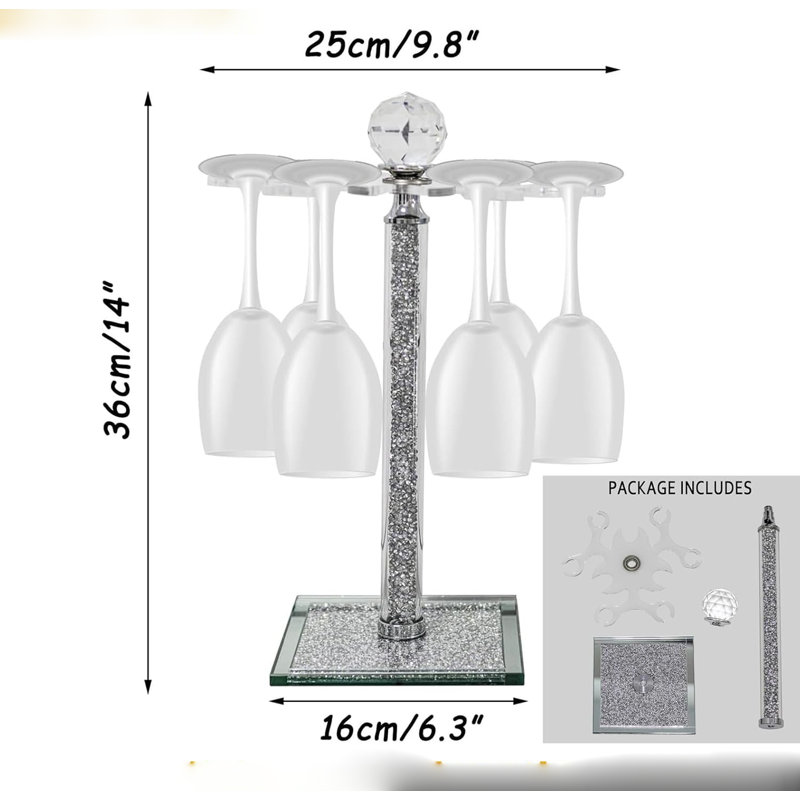 Crystal Wine Cup Holder