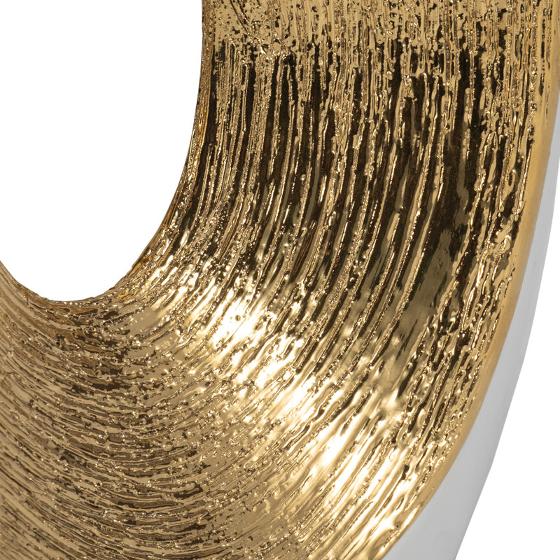 Modern Stoneware Ceramic Vase - Decorative Textured Accent with Sleek Design, Elegant Home Decor Statement for Contemporary Interiors