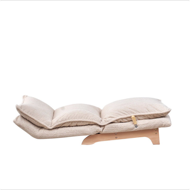 Lazy Sofa Balcony Leisure Chair Bedroom Sofa Chair Foldable Reclining Chair Leisure Single Sofa Functional Chair