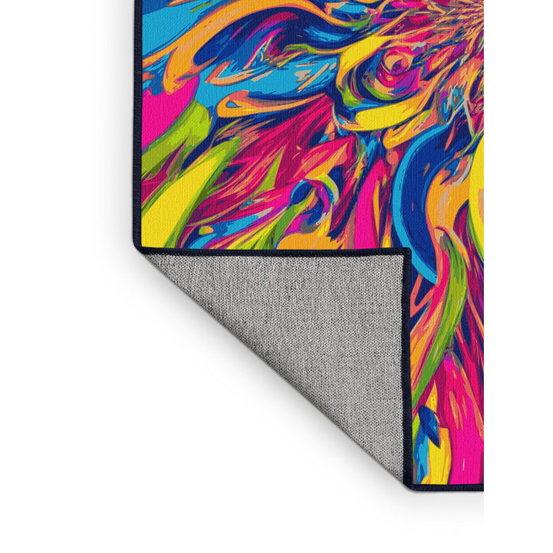 Cosmic Vortex Rug, Rectangle 5' x 8'