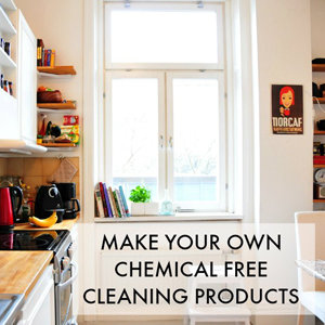 Make your own chemical free products tips from Moral Fibres on Wayfair UK.