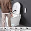 Toilette intelligente à DEL avec siège de nuit, siège chauffant, buse autonettoyante, capteur de pied, télécommande,