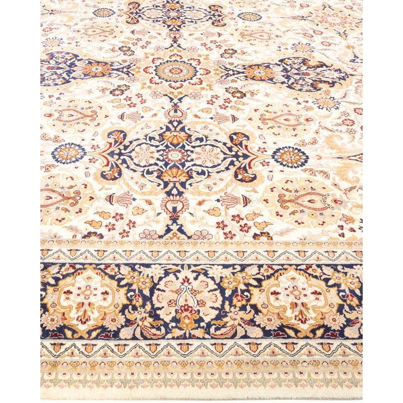 Classic One-of-a-Kind 9' 1" X 12' 1" Hand Knotted Area Rug