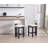 Modern Upholstered Solid Wood Bar Stool With Comfortable Backrest,Counter Stool With Sheet Metal Upholstery And Fixing Set Of 2-28739822