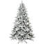 Arbre enneigé de 5 pi avec 768 pointes denses, mélange Pe + réaliste, finition enneigée, branches articulées à installation rapide et base en métal pour décoration de Noël-861353685