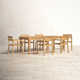 Morones Rectangular Reclaimed Teak 6 Person Indoor Outdoor Dining Set