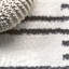 Tapis blanc / gris à poils longs Petra-80510310