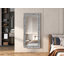 Glass Full Length Mirror  Flat Large Floor Mirror  Silver Wall Mirror 85x180cm  Free Standing