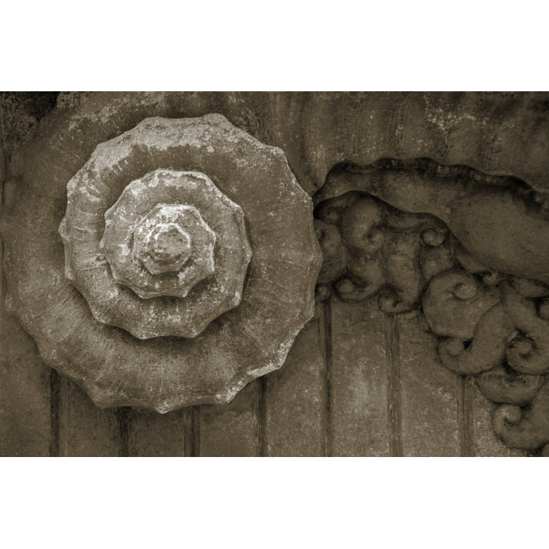 Architecture Detail In Sepia V by Laura DeNardo - Painting on Canvas, 81cm H x 122cm W, Wrapped Canvas