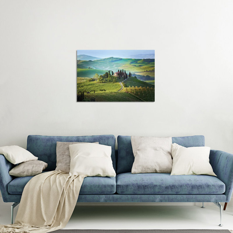 Il Belvedere, Tuscany, Italy par Jim Nilsen - photographie sans cadre, H 16 po x l 24 po x P 0,25 po