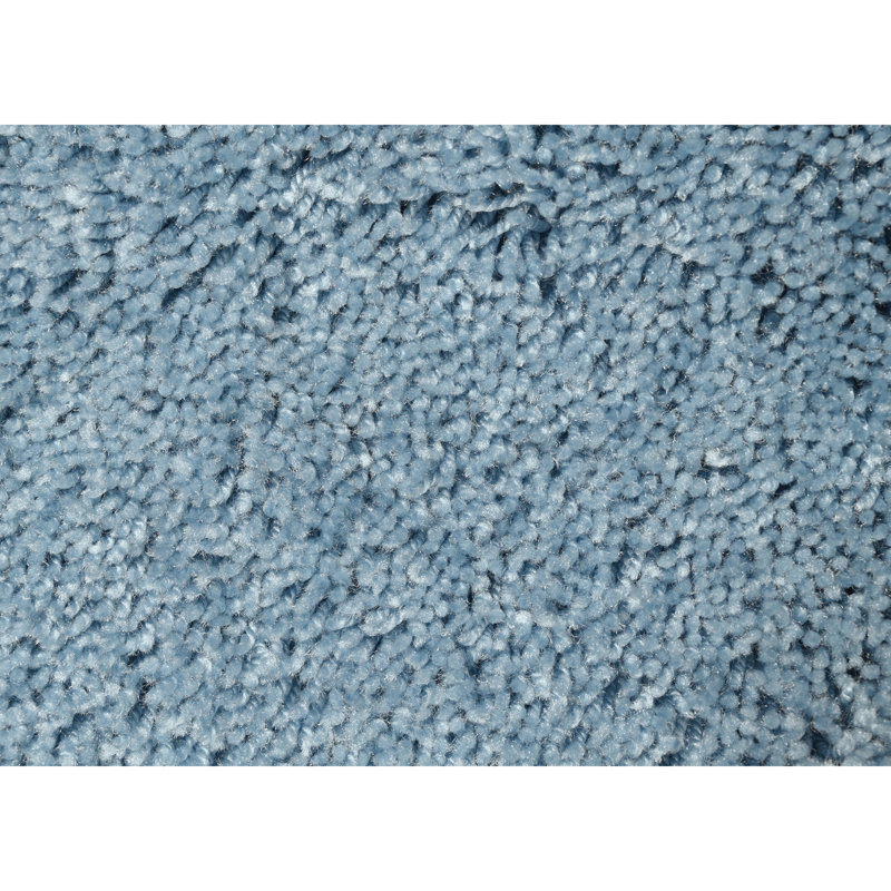 Billy-Dean Nylon Bath Rug with Non-Slip Backing, Basin Blue, 30" W x 50" L