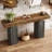 63" Long Entryway Table, Farmhouse Console Table-2126280687