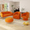 Ingimoth 4 - Piece Velvet Living Room Set