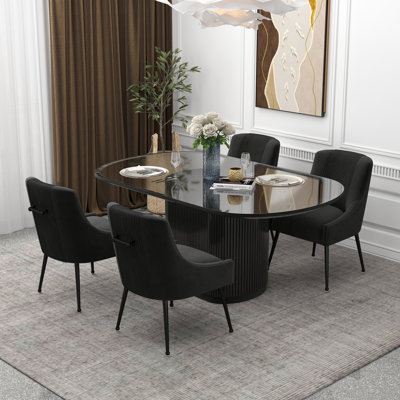 Elian Velvet Side Chair Dining Chair