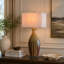 Lampe de table 16 x 10,5 x 36 pouces avec corps en céramique