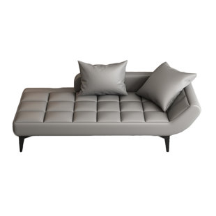 Chaise longue en similicuir durable