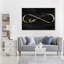 Sparkle Night - reproduction d'art textuel sur toile tendue-70557166-70557165