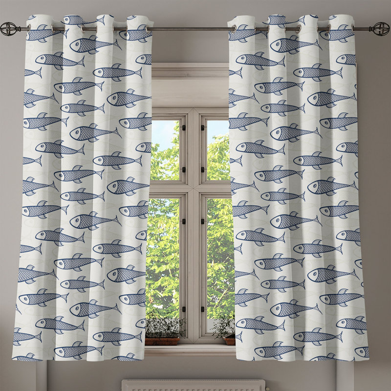 Sateen Blackout Curtain Pair, 50" W x 63" L