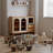 Modern Walnut Solid Wood Sideboard-1694509702