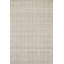 Nordgran Wool Striped Area Rug in Ivory-91125313
