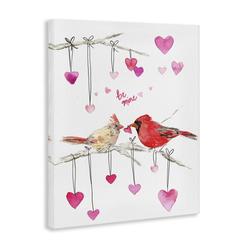 «Be Mine Cardinals» par Melissa Hyatt, H 20 po x l 16 po
