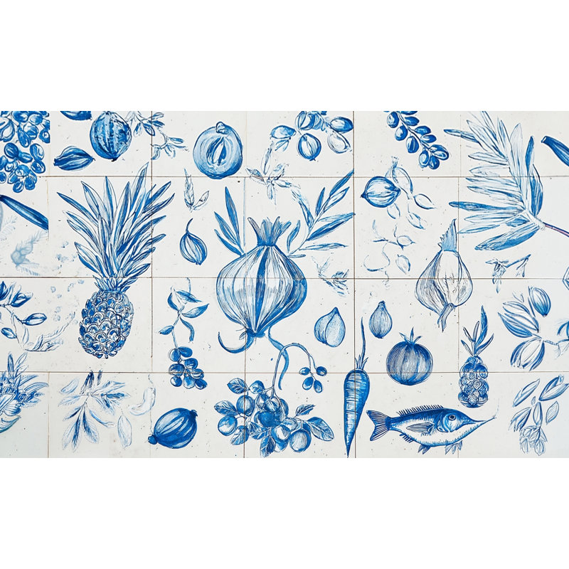 Art mural sur toile Coastal Pantry, L 16 po x H 12 po x P 1 po