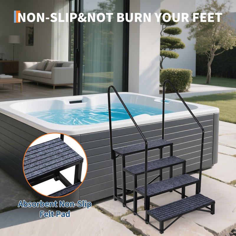 Steel Step Stool, 4 Steps