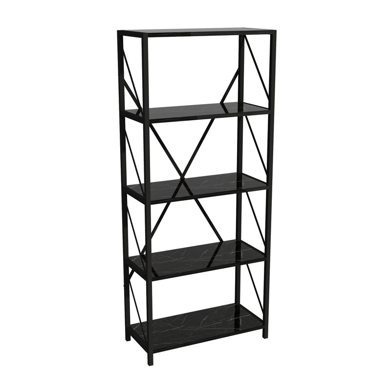 Bookcase Metal Manufactured Wood Hilda