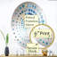 Miroir décoratif à spirales abstraites bleues et dorées bleues et dorées MIR101864 O-95186646