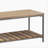 Accent Bench with Slat Shelf