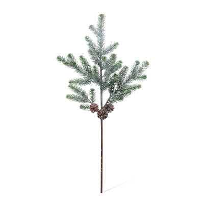 Frosted Blue Noble Fir Spray, 33 in