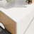Modern Boho 2-Drawer Nightstand with Geometric Rattan Front & White Frame-2041111970-2026942587