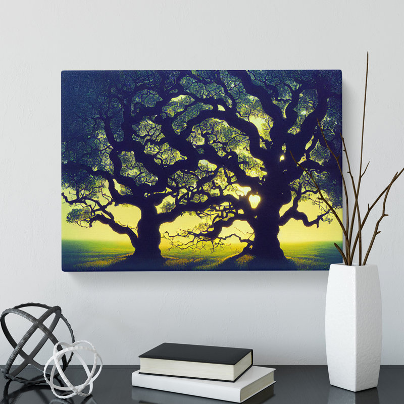 Unforgettable Oak Trees - Wrapped Canvas, 50cm H x 76cm W x 3cm D