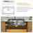 30"L  x 19"W Drop-in Workstation Kitchen Sink Waterfall Stainless Steel Sink with Digital Display Waterfall Faucet-117586308-124198043