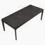 Table de salle à manger rectangulaire extensible Severine 90 po, de style moderne et contemporain, en placage de chêne, avec rallonge séparée de 18 po, 8 couverts