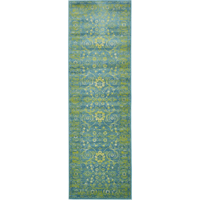 Tapis bleu Yareli